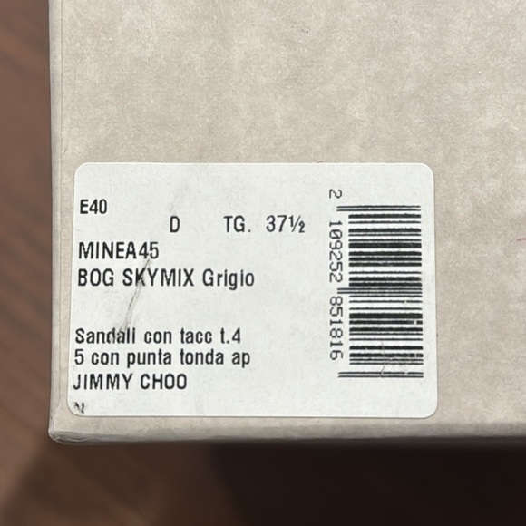 Jimmy Choo Women’s Sequined Minea 45 Slippers Size 37.5/7.5 - Picture 12 of 12